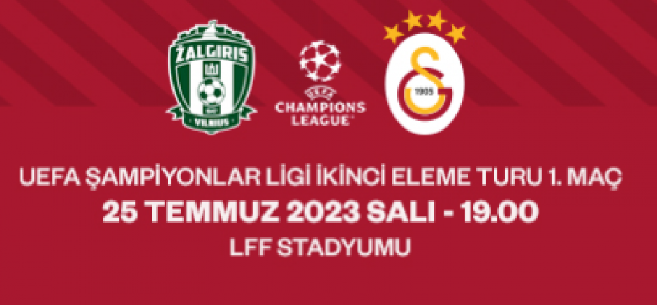 Zalgiris Vilnius-Galatasaray Maçı Hangi Kanalda?